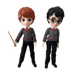 Wizarding World Harry Potter 8" Ron Weasley And Harry Dolls